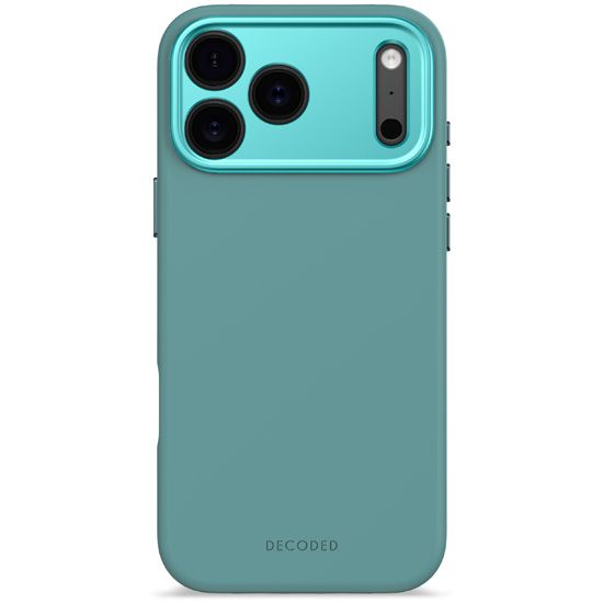 Antimicrobial Silicone MagSafe Case for iPhone 17 Pro Max Retro Blue - Decoded