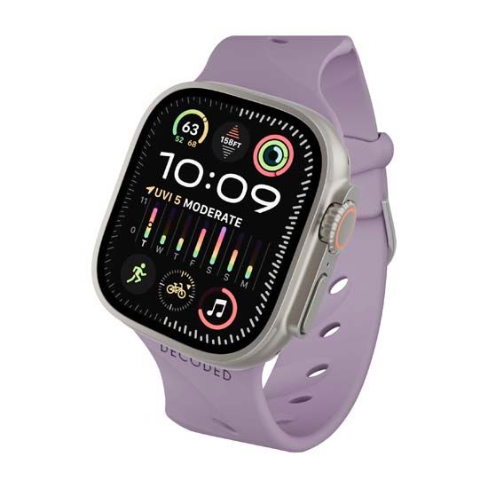 Ares Splice Silicone Watch Band44/46/49mm Purple - Decoded