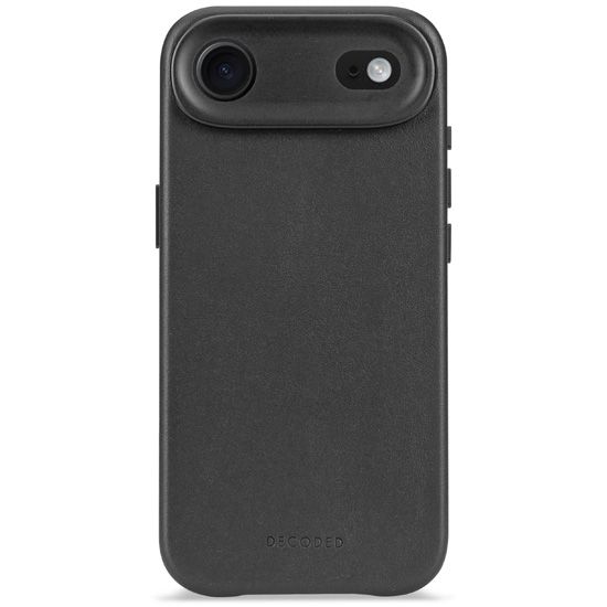 Leather case iPhone 17 Air Black - Decoded
