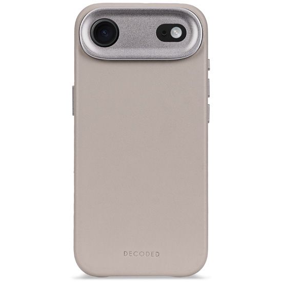 Leather case iPhone 17 Air Solid Clay - Decoded
