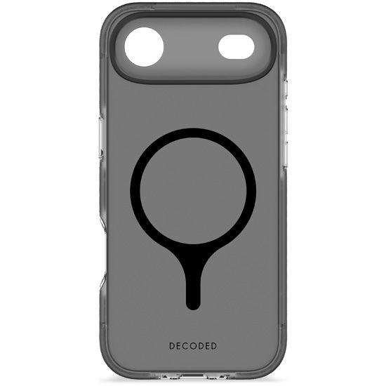 DropTec™ Reinforced Clear Case iPhone 17 Air Frosted Black - Decoded