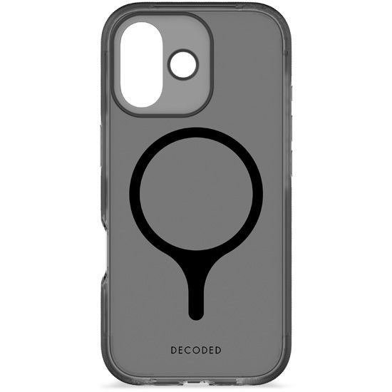 DropTec™ Reinforced Clear Case iPhone 17 Frosted Black - Decoded