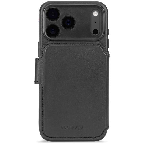 MagSafe detachable folio iPhone 17 Pro Black - Decoded