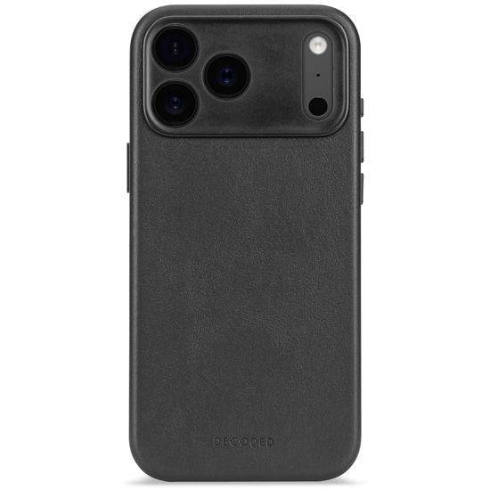 Leather case iPhone 17 Pro Max Black - Decoded