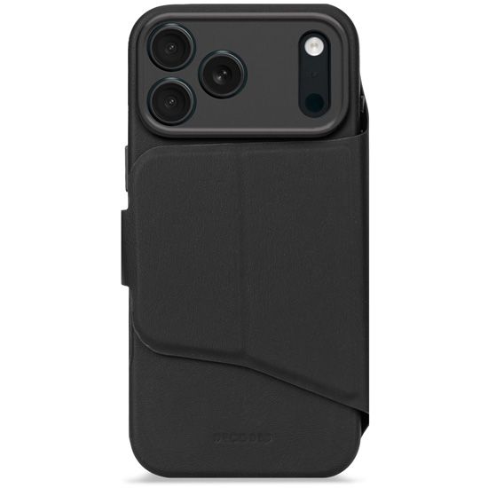 Textured Silicone Folio iPhone 17 Pro Max Phantom Black - Decoded