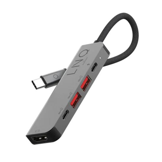 5-in-1 Pro USB-C Hub - Grey - Linq