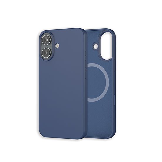 Silicon case MagSafe iPhone 16 Blue - MW