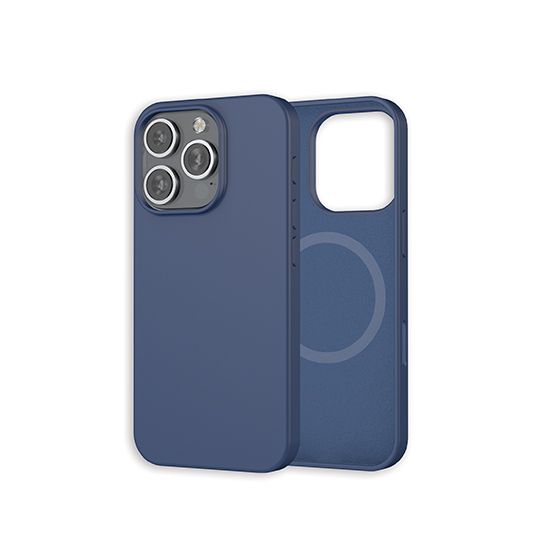 Silicon case MagSafe iPhone 16 Pro Blue - MW