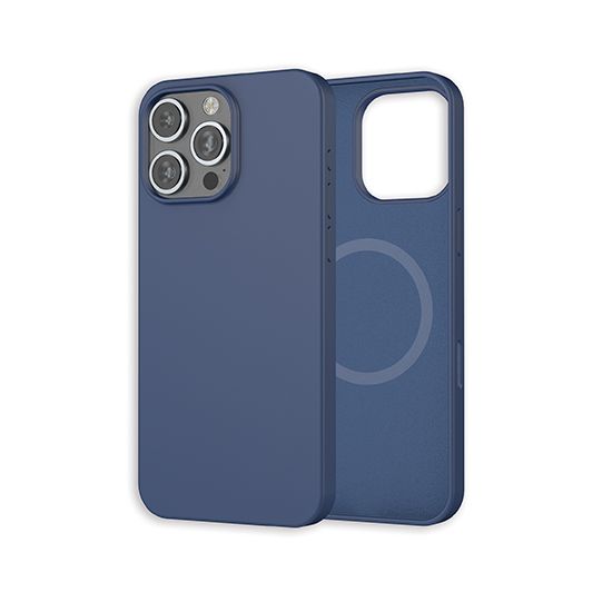 Silicon case MagSafe iPhone 16 Pro Max Blue - MW