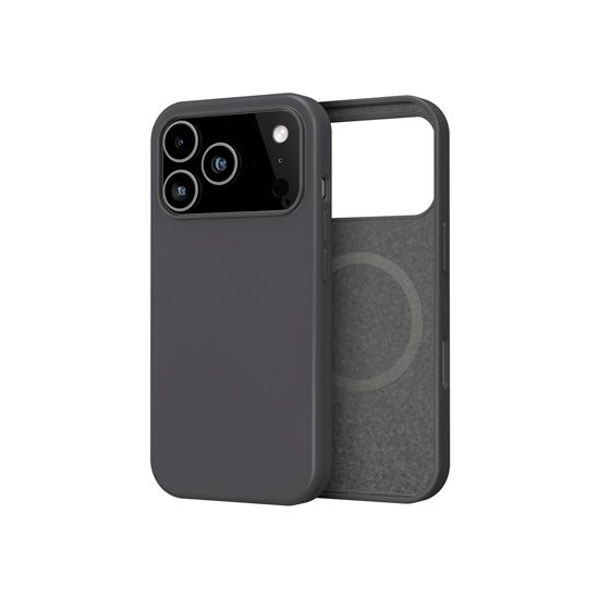 Silicon case MagSafe iPhone 17 Pro Black - MW