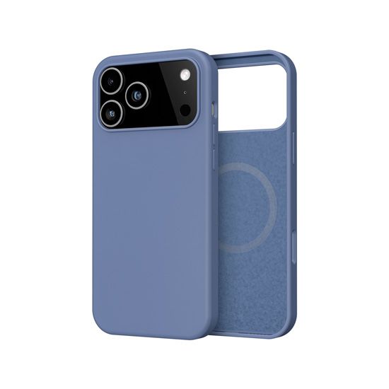 Silicon case MagSafe iPhone 17 Pro Max Blue - MW