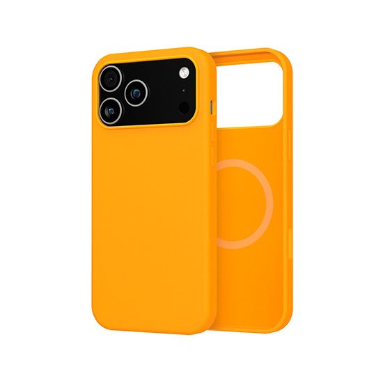 Silicon case MagSafe iPhone 17 Pro Max Orange - MW