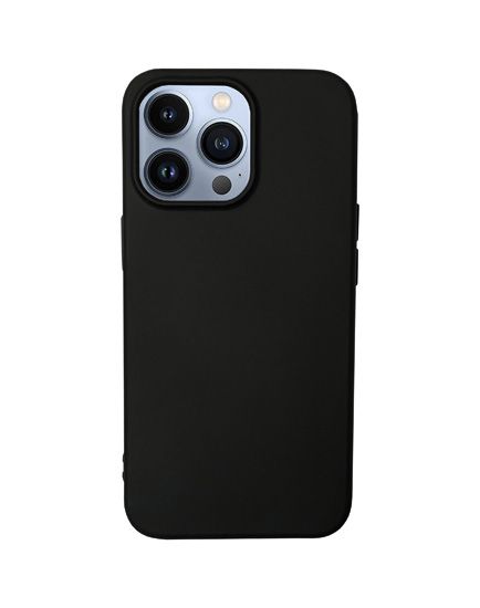 Liquid TPU case iPhone 13 Black Polybag - MW for Business