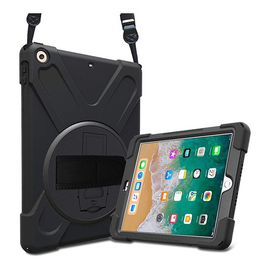 Securit rotative iPad 9.7 (2017/18 - 5th/6th gen) Black Polybag - MW for Business