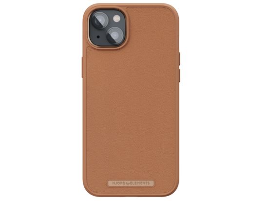 iPhone 14 Plus Leather Cover Cognac - Njorð