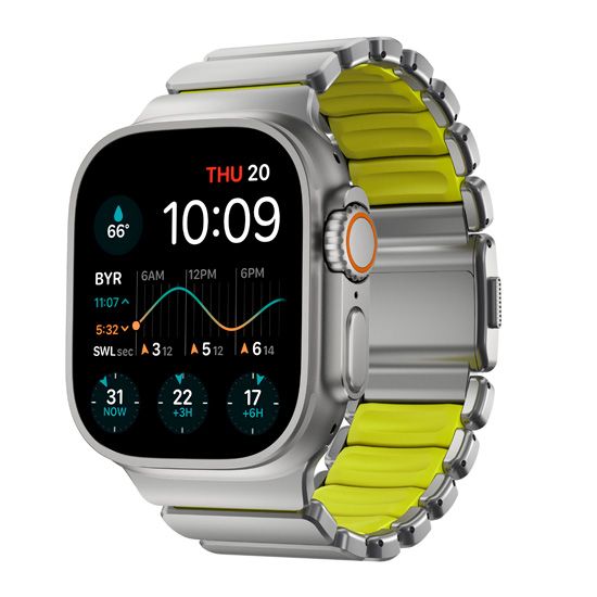 Stratos Band 49mm Natural Titanium/Volt KFM - Nomad