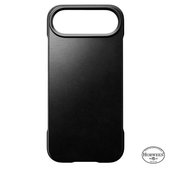 Traditional Horween Leather Case iPhone Air Black - Nomad
