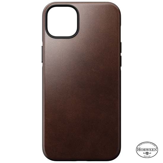 Modern Horween MagSafe iPhone 14 Plus Brown - Nomad