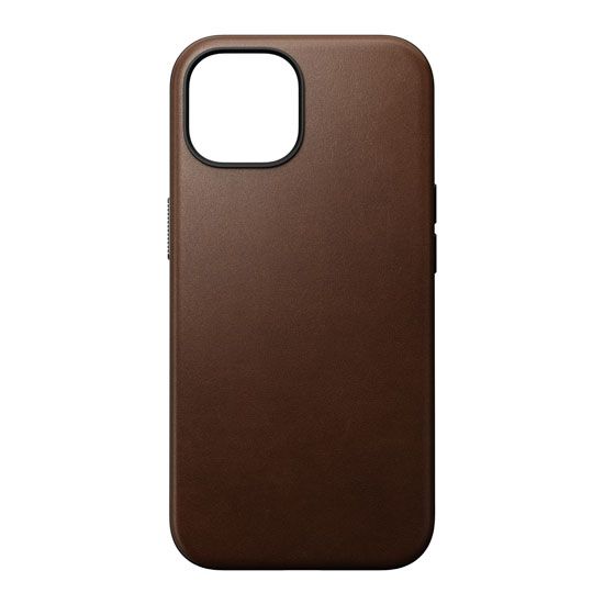 Modern Leather Case iPhone 15 Brown - Nomad