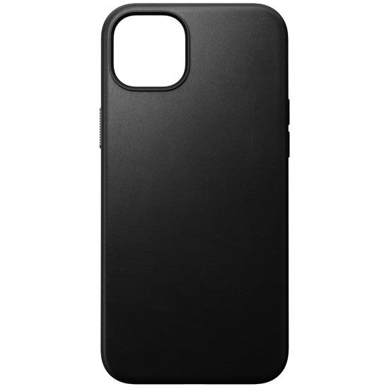 Modern Leather Case iPhone 15 Plus Black - Nomad