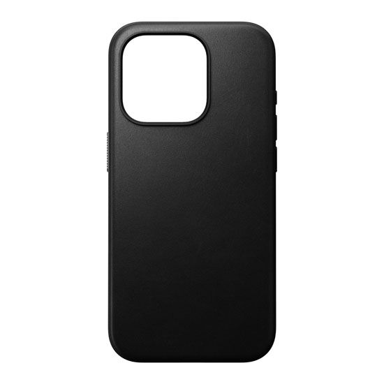 Modern Leather Case iPhone 15 Pro Black - Nomad