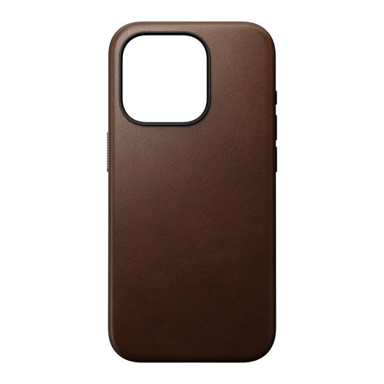 Modern Leather Case iPhone 15 Pro Brown - Nomad
