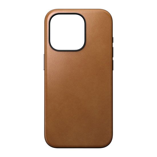 Modern Leather Case iPhone 15 Pro English Tan - Nomad
