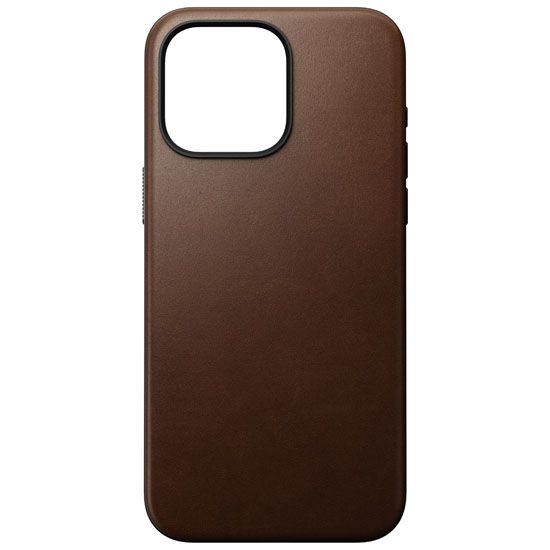 Modern Leather Case iPhone 15 Pro Max Pro Brown - Nomad