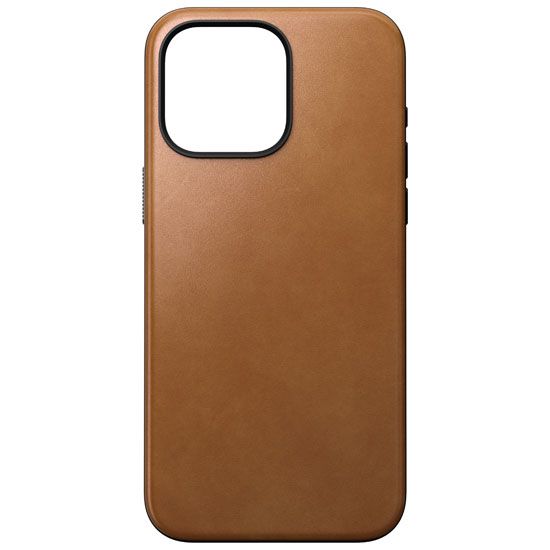 Modern Leather Case iPhone 15 Pro Max Pro English Tan - Nomad
