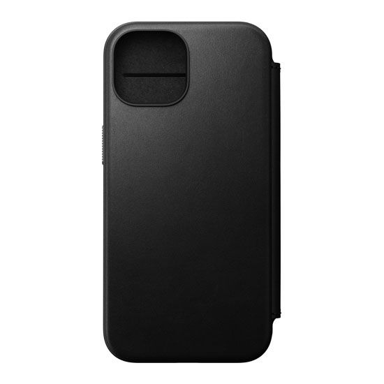 Modern Leather Folio iPhone 15 Black - Nomad