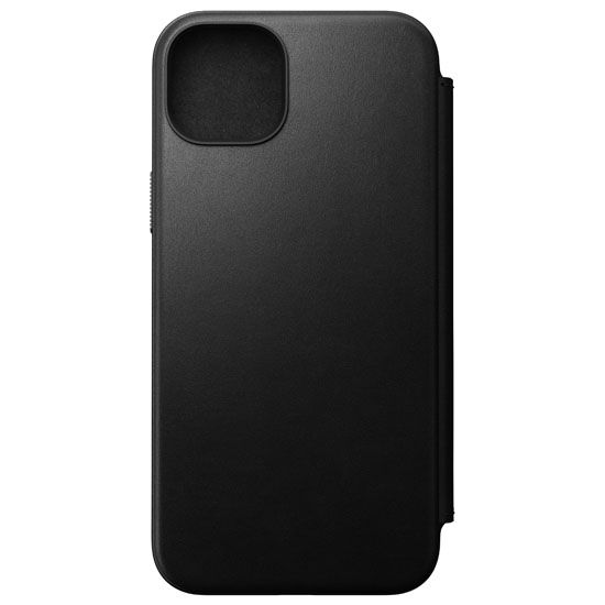 Modern Leather Folio iPhone 15 Plus Black - Nomad