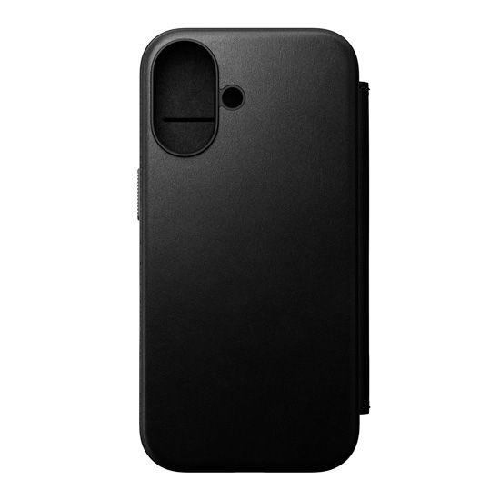 Modern Leather Folio iPhone 16 Black - Nomad