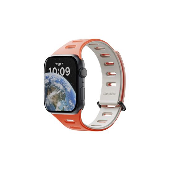 ACTIVE magnetic strap 41/40/38mm Orange/Grey - Native Union