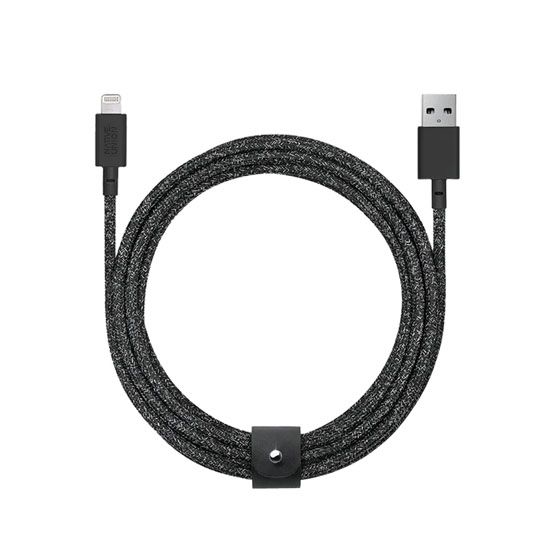 Eco Belt Cable USB-A to Lightning 3m Black - Native Union