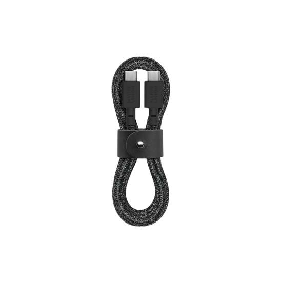 ECO Belt Cable USB-C to USB-C (1.2m) Black - Native Union