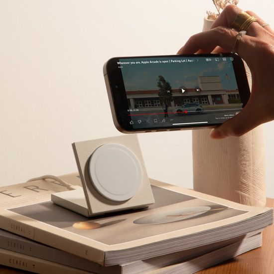 Rise SOLO Qi2 Magnetic Wireless Charger Sandstone