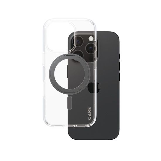 CARE by PanzerGlass® Case Feature Black Kickstand iPhone 16 Pro - PanzerGlass