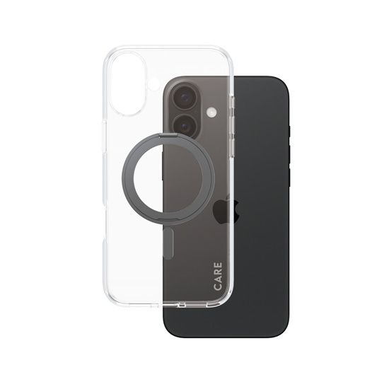 CARE by PanzerGlass® Case Feature Black Kickstand iPhone 16 Plus - PanzerGlass