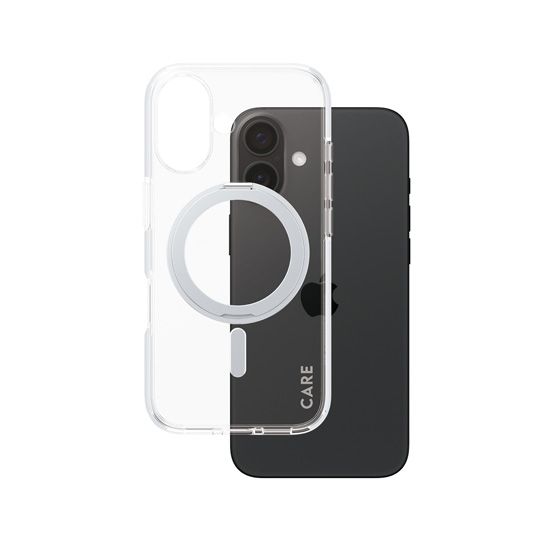 CARE by PanzerGlass® Case Feature Silver Kickstand iPhone 16 - PanzerGlass