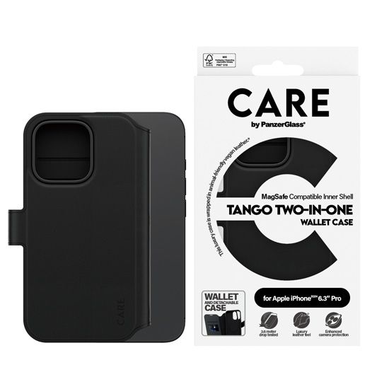 CARE by PanzerGlass® Case Feature Tango 2-in-1 iPhone 16 Pro - PanzerGlass