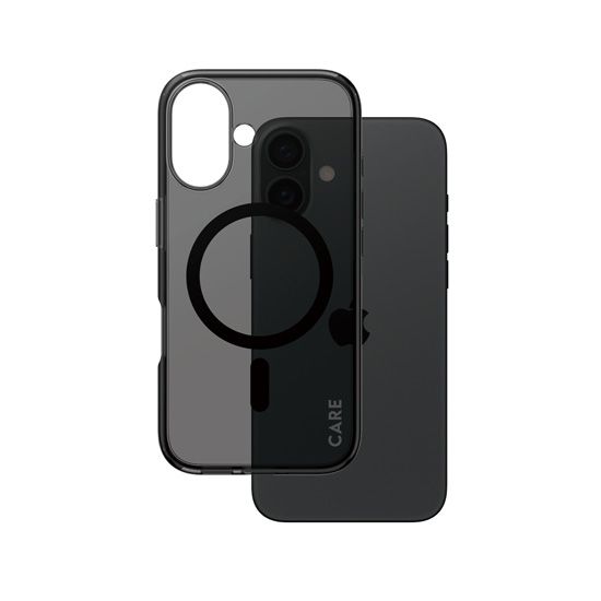 CARE by PanzerGlass® Case Flagship Smokey w. iPhone 16 - PanzerGlass