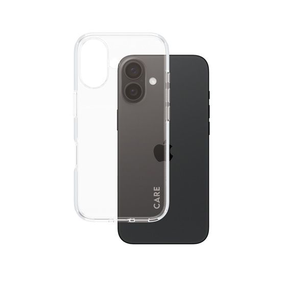 CARE by PanzerGlass® Flagship Case Urban Combat Clear iPhone 16  - PanzerGlass