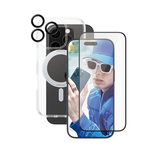 CARE by PanzerGlass® Feature 3-in-1 Ceramic Bundle iPhone 16 Pro - PanzerGlass