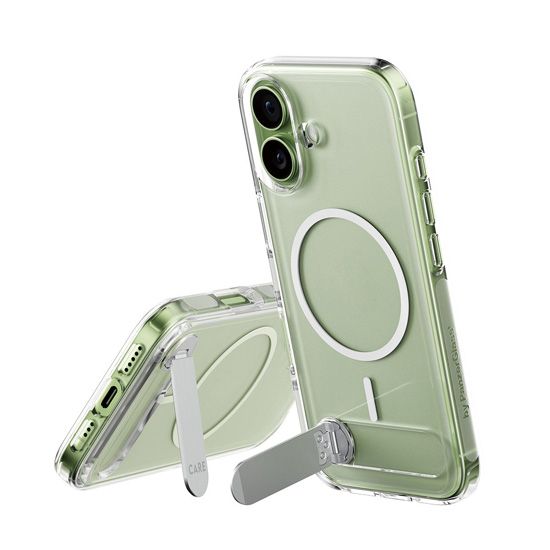CARE™ by PanzerGlass® Kickstand Case Transparent w. MagSafe iPhone 17 - PanzerGlass