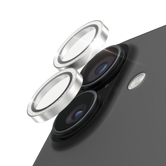 PanzerGlass® Hoops® Glitter Silver Camera Lens Protector iPhone 17 - PanzerGlass