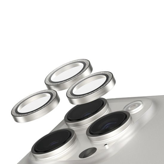 SAFE. by PanzerGlass® Camera Lens iPhone 16 Pro/Pro Max Silver - PanzerGlass