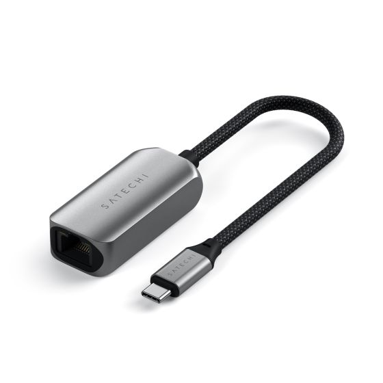 USB-C to Ethernet 2.5 Gigabit Adapter Space gray - Satechi