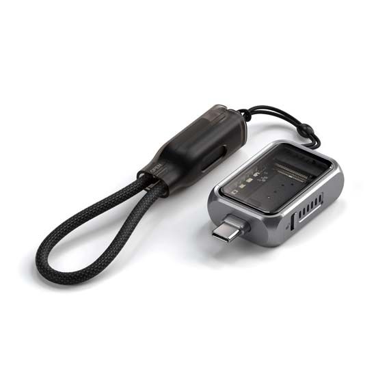 USB-C Mini NVMe SSD Enclosure Space Gray - Satechi