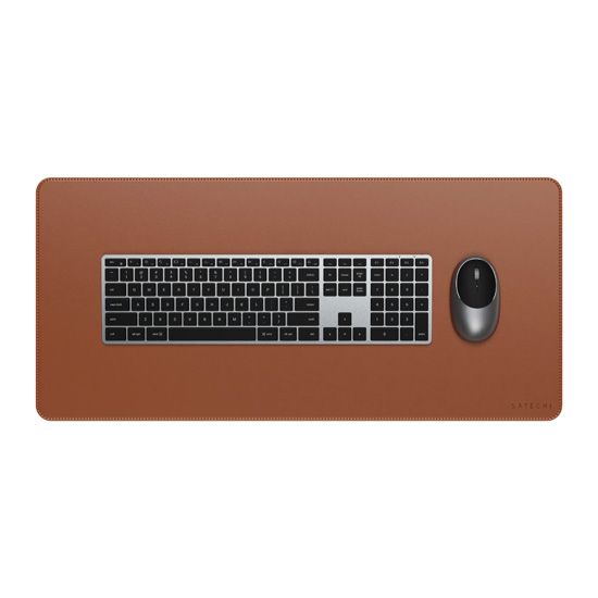 Vegan-Leather Premium Desk Mat Brown - Satechi