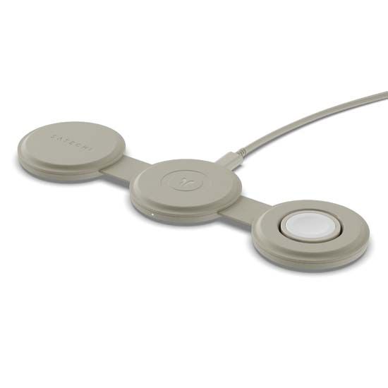  On-The-Go 2-in-1 Charger Sand - Satechi